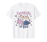 Moomin Thingumy e Bob pensando a Te Amore Cuori Maglietta