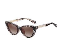 moomoobird Cat Eye Occhiali da sole polarizzati da donna clip magnetica su occhiali TR90 montatura spessa, Leopardo con marrone