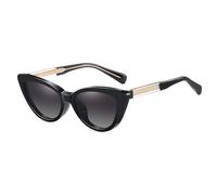 moomoobird Cat Eye Occhiali da sole polarizzati da donna clip magnetica su occhiali TR90 montatura spessa, nero con grigio