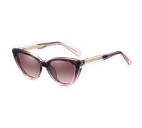 moomoobird Cat Eye Occhiali da sole polarizzati da donna clip magnetica su occhiali TR90 montatura spessa, grigio, viola, rosa
