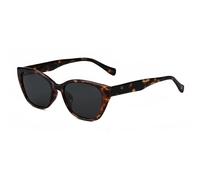 moomoobird Cat Eye Occhiali da sole polarizzati per donne uomini TR90 quadrati retrò occhiali da sole unisex guida, Leopardo con nero