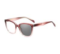 moomoobird Occhiali da sole da donna quadrati fotocromatici con blocco della luce blu, TR90, alla moda, cambia colore, Montatura rossa