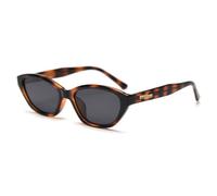moomoobird Occhiali da sole polarizzati Cat Eye per donne uomini TR90 Trendy occhiali da sole UV400, Leopardo con nero