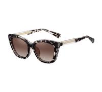 moomoobird Occhiali da sole polarizzati da donna con design occhi di gatto, clip magnetiche su occhiali, montatura anti-prestito TR90, Leopardo con marrone