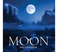 Moon 2027 Calendar - Lunar Phases and Celestial Astrological Tracker: Twelve Month Night Sky Astronomy Photo Collection