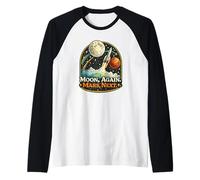 Moon Again Marte Next Retro Space Exploration Maglia con Maniche Raglan