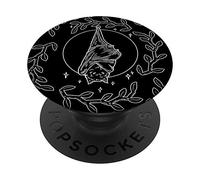 Moon Bat Line Retro Vampiric Dark Dwellers Goth Lover Gift PopSockets Supporto e Impugnatura per Smartphone e Tablet