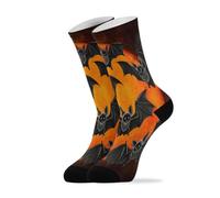 Moon Bats Halloween Calzini Morbidi Calzini Uomo Cuscino Calze Per Adulti Festa Del Papà Compleanno 40Cm