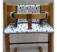 MOON-BEBE Cuscino riduttore per sedile Stokke Tripp Trapp, (bianco)