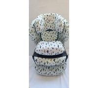 moon-bebe Custodia compatibile con Cybex Silver Juno 2-Fix Seggiolino Auto (Bianco)