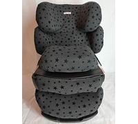 moon-bebe Custodia compatibile con seggiolino auto Cybex Pallas, Silver Pallas Fix e Pallas 2 Fix Nergo (nero stelle)