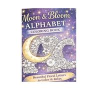 Moon & Bloom alphabet coloring book