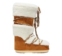 Moon Boot - Icon Cream Shearling Stivali - - Shoes - Donna - Marrone - 39 EU