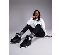 Moon Boot - Icon - Doposci bassi in nylon neri-Nero 3.5-5