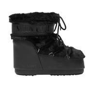 Moonboot - Icon - Doposci neri bassi con bordo in pelliccia sintetica-Nero 39-42