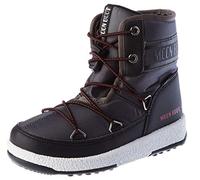 Moon-boot JR Boy Mid WP 2, Snow Boot, Black/Castlerock, 27 EU Larga