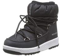 Moon-boot Jr Girl Low Nylon WP, Stivali da Neve Unisex-Bambini, Nero (Nero 001), 27 EU