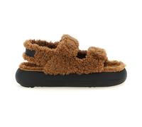 Moon Boot Brown Calf Leather Bos Taurus Slippers - EU41/US11