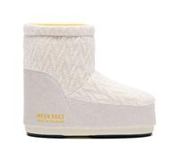 Moon Boot, ,Shoes ,Donna ,Bianco ,39 EU Icon Low No Lace Knit Stivali