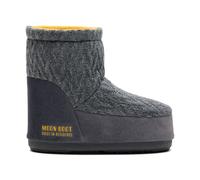 Moon Boot, ,Shoes ,Donna ,Grigio ,39 EU Icon Low No Lace Knit Stivali