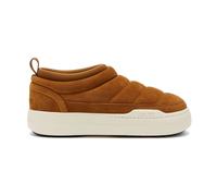 Moon Boot, ,Shoes ,Donna ,Marrone ,38 EU Suede Slip-On Sneakers