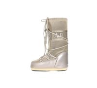 MOON BOOT Stivaletti doposci oro da donna color platino 35/38