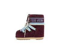 Moon Boot Stivaletto Icon Low in Camoscio Bordeaux