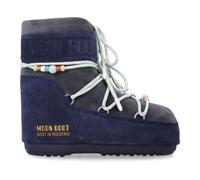 Moon Boot - Stivali Ambidextrous Logo Band in Camoscio - - Shoes - Donna - Blu - 36 EU
