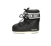 Moon Boot Stivali invernali Icon Low Nylon Black impermeabili con isolamento termico, intersuola leggera e suola in gomma antiscivolo design iconico reinterpretato., Nero , 36/38 EU