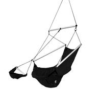 Moon Chair sedia sospesa in seta paracadute nera negro