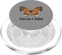 Moon Child (dichiarazione hippie e grafica boho a forma di farfalla) PopSockets PopGrip per MagSafe