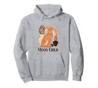 Moon Child (Dichiarazione Hippie e Grafica Boho Cheetah) Felpa con Cappuccio