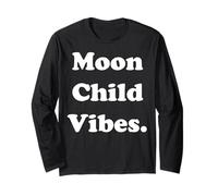 Moon Child Vibes Celestial Spirit Maglia a Manica