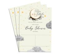 Moon & Cloud Design Unisciti agli Stati Uniti per una festa di baby shower compilare biglietti di invito 40 inviti 5x7