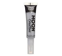 Moon Creations Pastelli per il corpo in stick per pittura per il viso | Pittura per il viso resistente al sudore e all'acqua | Cruelty Free | Per bambini, adulti, festival, Halloween, Grigio, 15ml