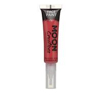 Moon Creations Pastelli per il corpo in stick per pittura per il viso | Pittura per il viso resistente al sudore e all'acqua | Cruelty Free | Per bambini, adulti, festival, Halloween, Rosso, 15ml
