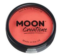Moon Creations Trucco professionale per viso e corpo | Tortiere professionali con vernice colorata per truccabimbi | Pittura per il viso per bambini, adulti, festival, Halloween, Corallo, 36 gm
