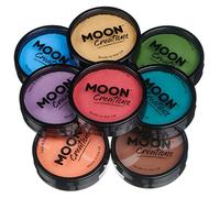 Moon Creations Trucco professionale per viso e corpo | Tortiere professionali con vernice colorata per truccabimbi | Pittura per il viso per bambini, adulti, Insieme di colori di avventura, 36 gm
