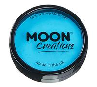 Moon Creations Trucco professionale per viso e corpo | Tortiere professionali con vernice colorata per truccabimbi | Pittura per il viso per bambini, adulti, festival, Halloween, Acqua, 36 gm