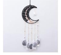Moon Dream Catchers Crystal Stone Rainbow Natural Gemstones Suncatcher Hanging Home Room Wall Decoration