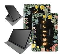Moon Flower Case Design per Microsoft Surface Go 3 2021 / Surface Go 2 2020 / Surface Go 2018 10" Tablet, rotazione a 360 gradi con angoli di visione multipli custodia con auto sleep/wake