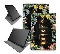 Moon Flower Custodia per iPad 10a generazione 11.9 pollici 2022 Release (numero di modello: A2696 A2757 A2777), supporto pieghevole girevole a 360 gradi con angoli di visione multipli custodia con