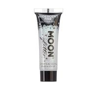 Moon Glitter - Gel glitter fine iridescente - 12ml - Bianco - Pittura Viso Glitter