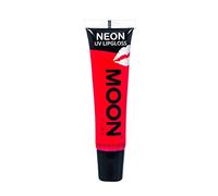 Moon Glow Lucidalabbra Neon UV - Profumato e brilla brillantemente sotto i raggi UV, Fragola Rossa, 15 ml (confezione da 1)