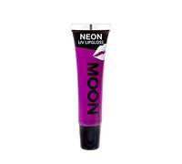 Moon Glow Lucidalabbra Neon UV - Profumato e brilla brillantemente sotto i raggi UV, Ribes nero viola, 15 ml (confezione da 1)