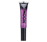 Moon Glow Mascara UV neon | Colore neon brillante, si illumina sotto l'illuminazione UV | Trucco al neon, Viola intenso, 15 ml (confezione da 1)