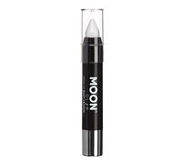 Moon Glow Neon UV Paint Stick Body Pastello per viso e corpo, Bianco, 3,5 g