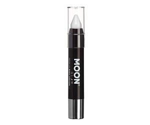 Moon Glow Neon UV Paint Stick Body Pastello per viso e corpo, Bianco, 3,5 g