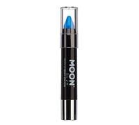 Moon Glow Neon UV Paint Stick Body Pastello per viso e corpo, Blu intenso