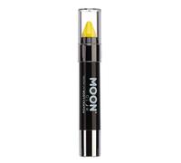 Moon Glow Neon UV Paint Stick Body Pastello per viso e corpo, Giallo intenso